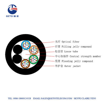 Non Metallic Non Armored OM1 6 Strand Single Mode Armored Fiber