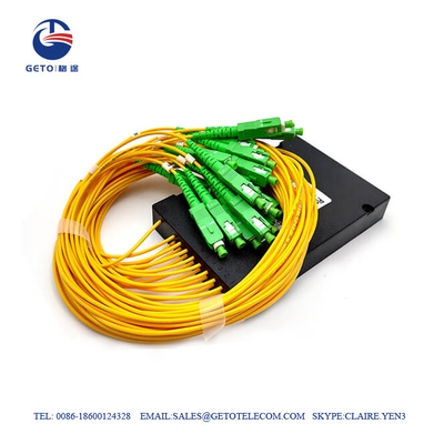 1*16 Fiber Optic Splitter For Cabinets SC-APC Plc