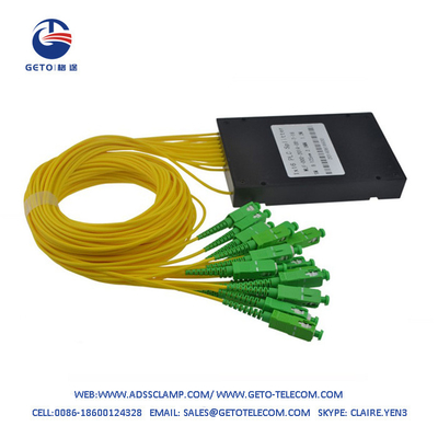 1*16 Fiber Optic Splitter For Cabinets SC-APC Plc
