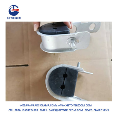 Hot Dip Galvanized Suspension Clamp For Steel Straps &amp; Bolts