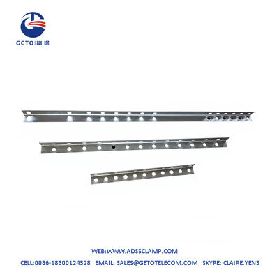 H.D.G Pole Cross Arm With 11 Holes Outdoor FTTH 436x40x40mm Galvanized