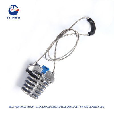 Aluminum FTTH Figure 8 7KN 7mm Drop Cable Clamp