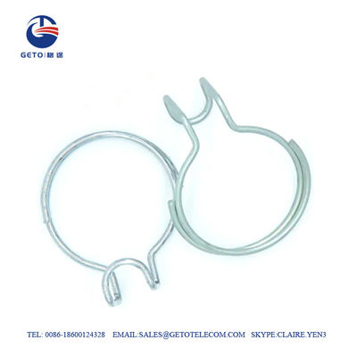200N FTTH CMR ISO 9001 Fiber Drop Wire Clamp , Vertical Cable Management Rings