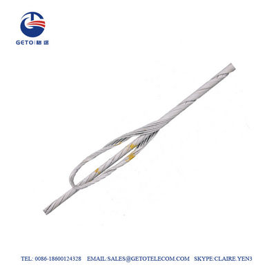 Standard 6mm Galvanized Steel Preformed Armor Rod , Preformed Guy Grip Dead End