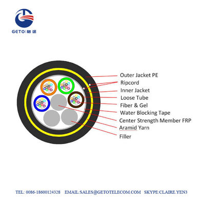 48 Cores SM 6562 Feet ADSS Fiber Optic Cable
