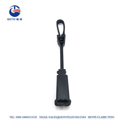 Plastic Drop Fiber 2-8mm Tension Cable Clamp 100kg For 30 Minutes