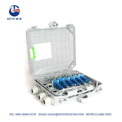 Indoor ABS Mini 16 24 Cores FTTH Fiber Terminal Box