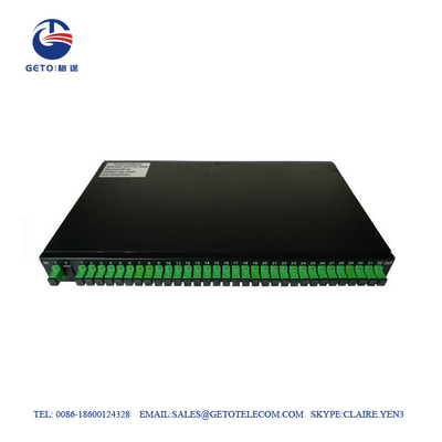 1650nm 1×32 Fiber Optic Splitter Rack Mount Plc
